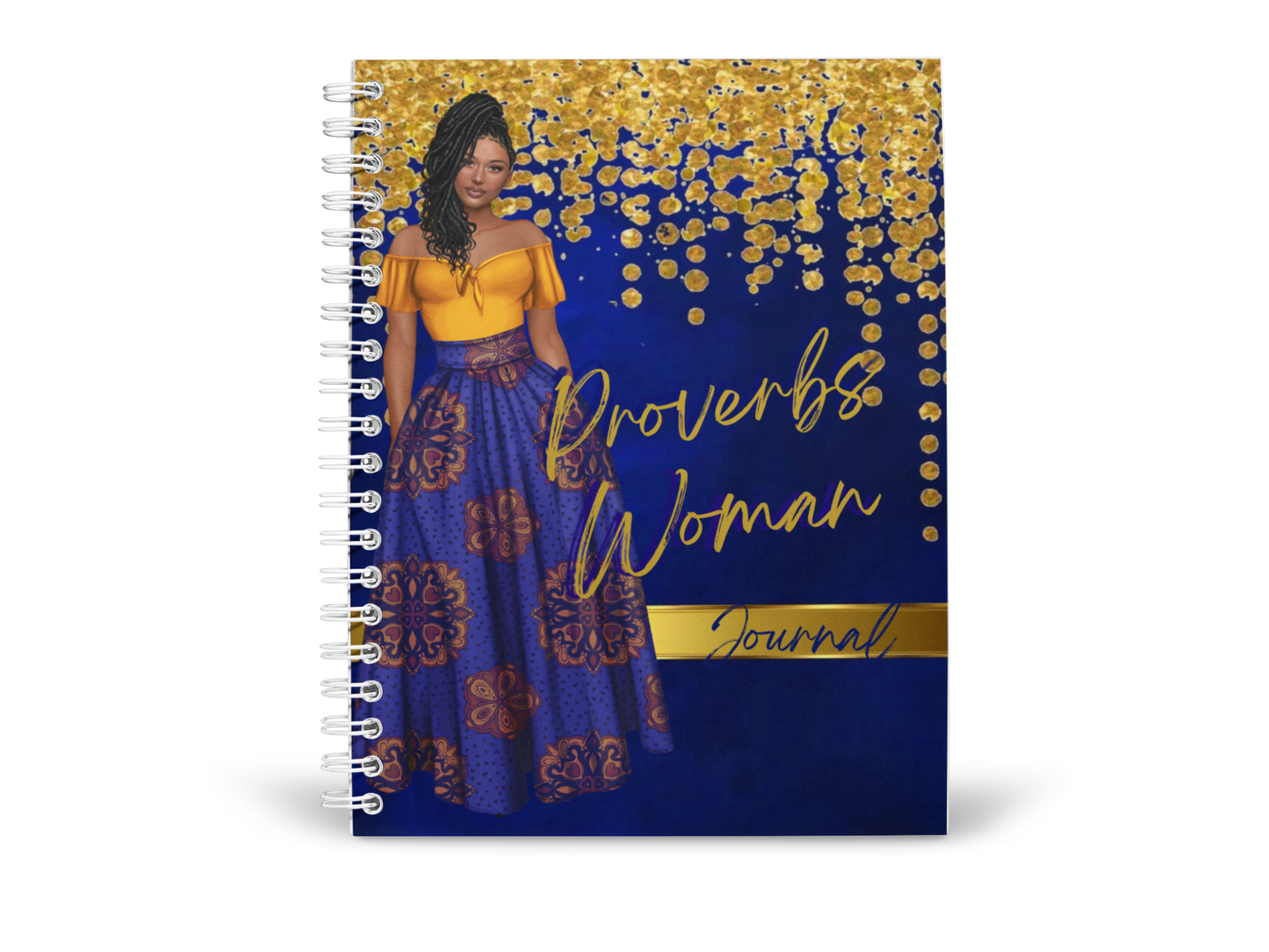 Proverbs Woman Journal - Blue and Gold