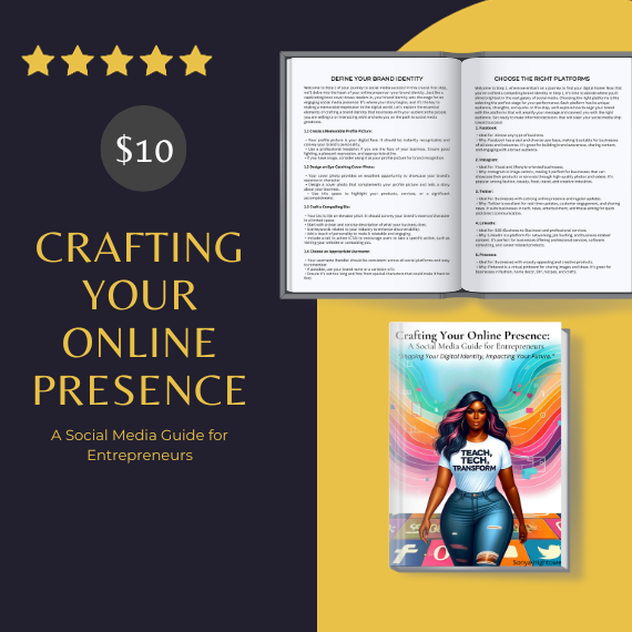 Crafting your Online Presence: A Social Media Guide for Entrepreneurs