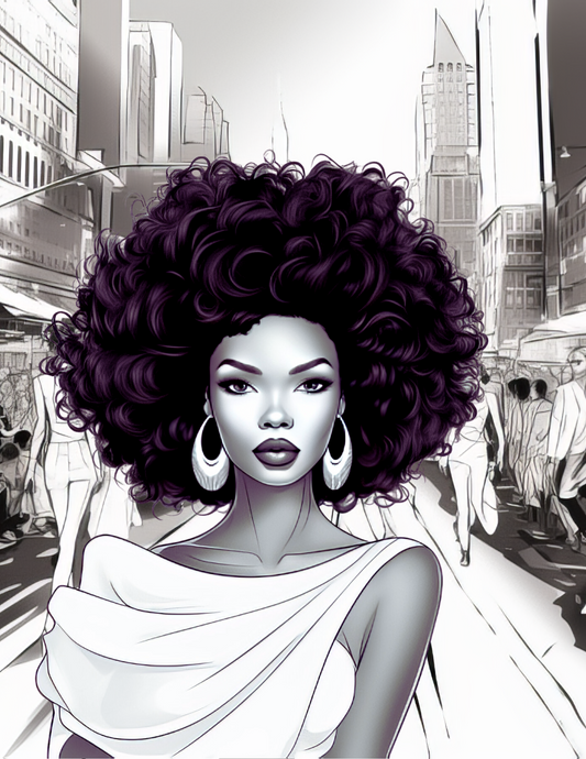 Diva Coloring Page