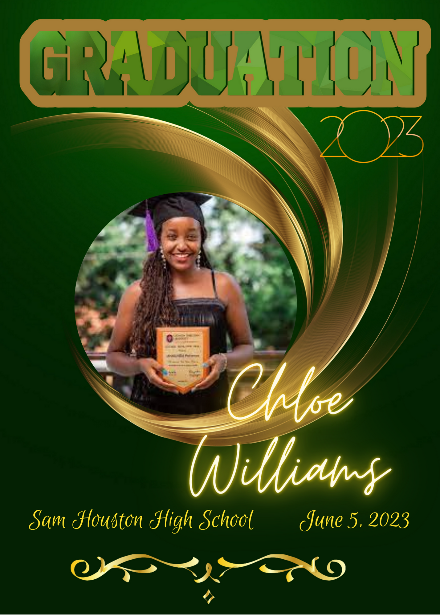 Editable Graduation Announcements