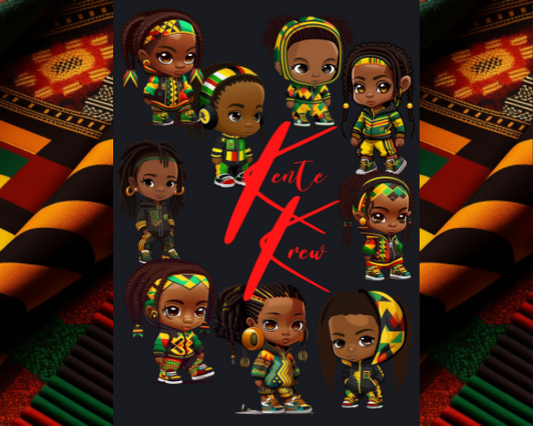 Kente Krew Clip Art Collection