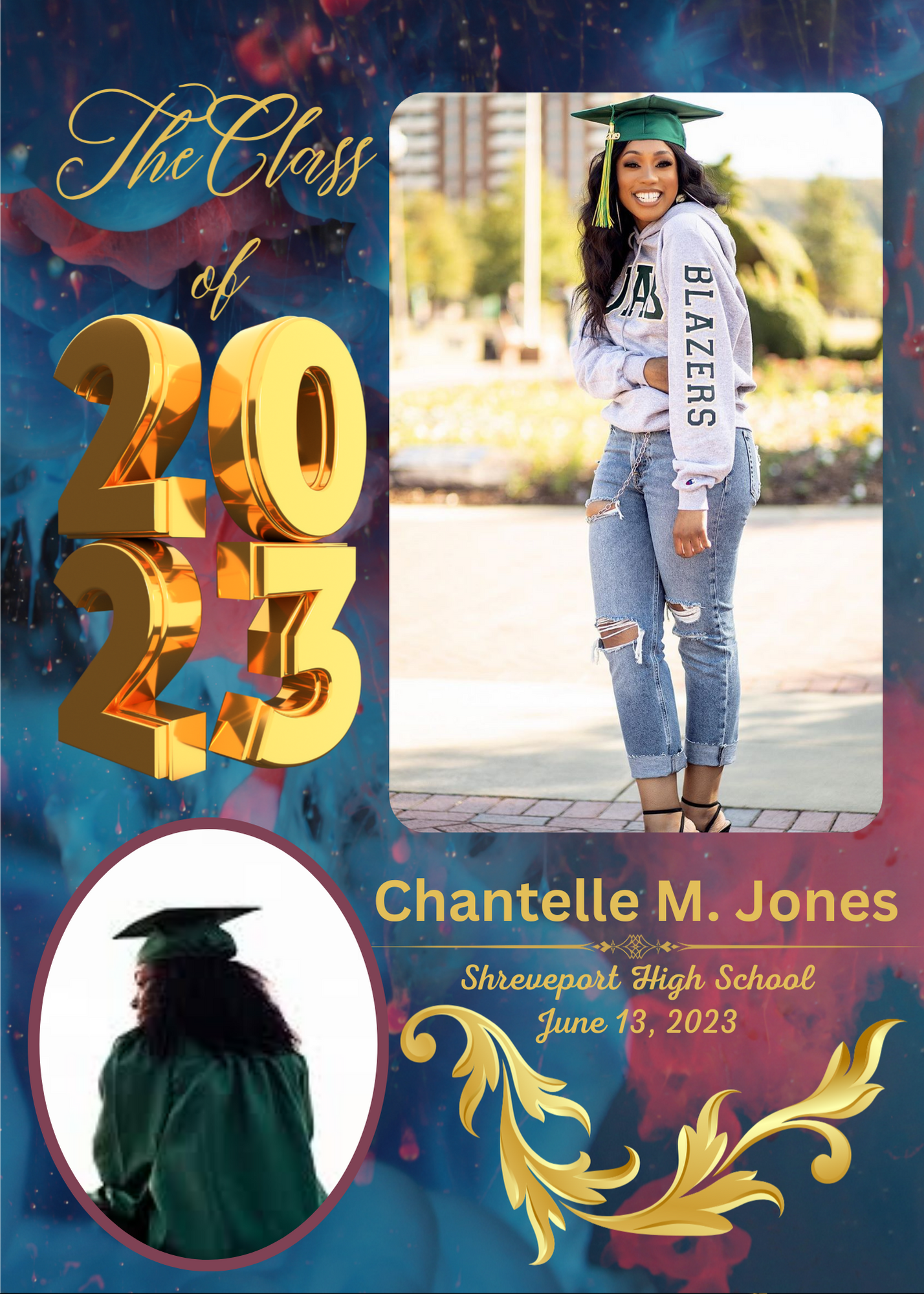 Editable Graduation Announcements