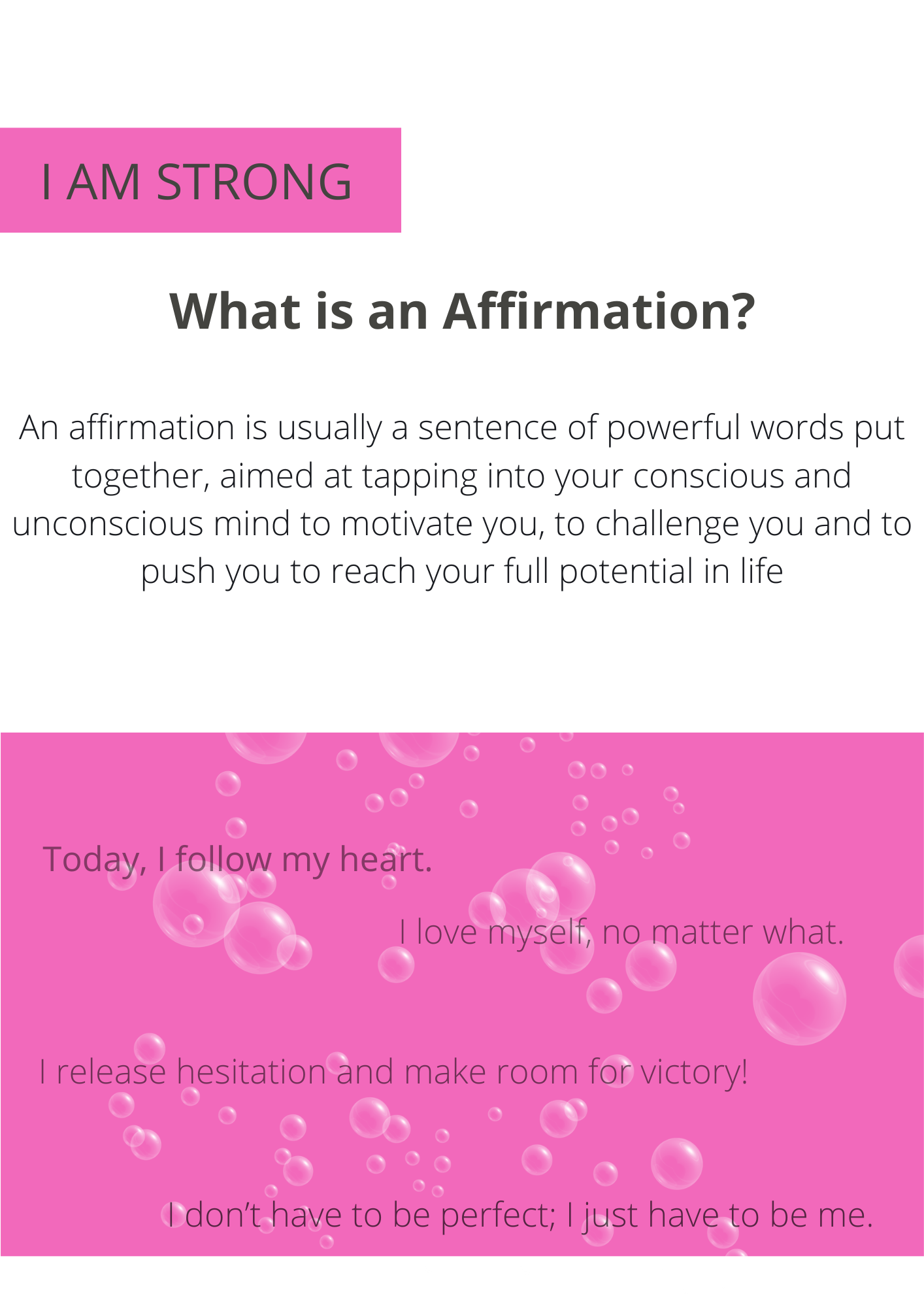 My Affirmations Workbook