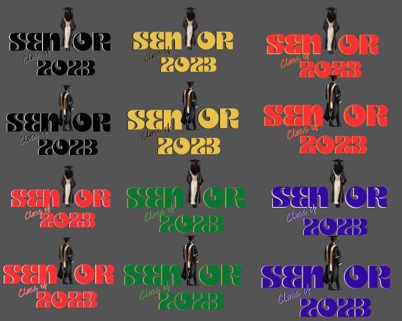 Seniors 2023 Set - Black and Gold