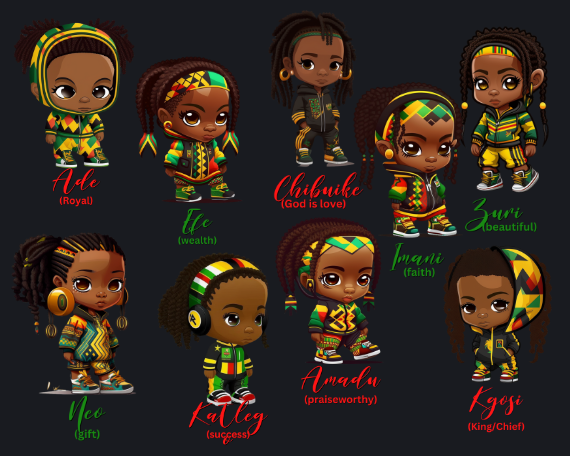 Kente Krew Clip Art Mega Bundle