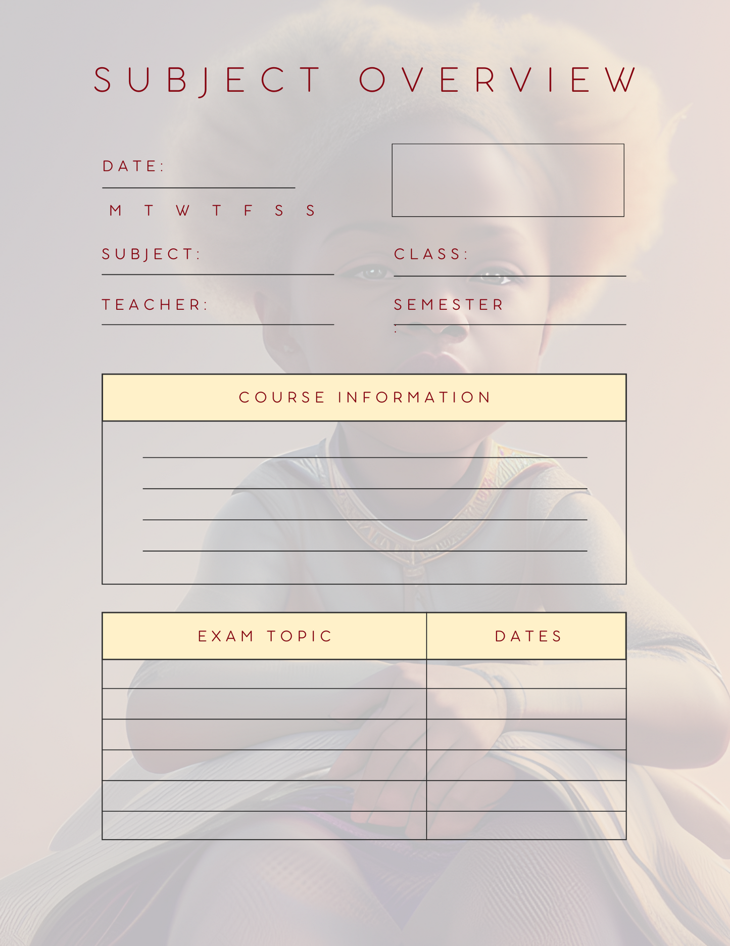 Inheritors Student Planner 2