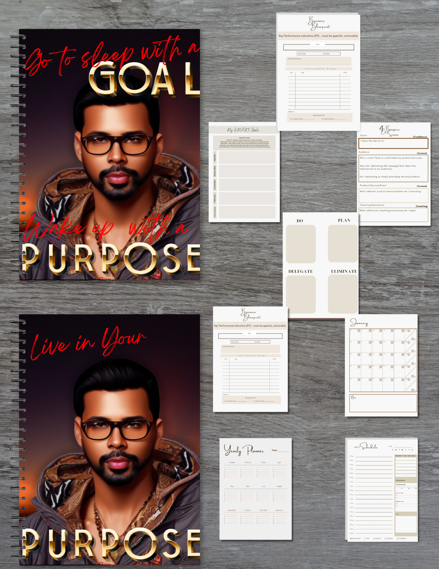 Goal and Purpose Business Planner F4