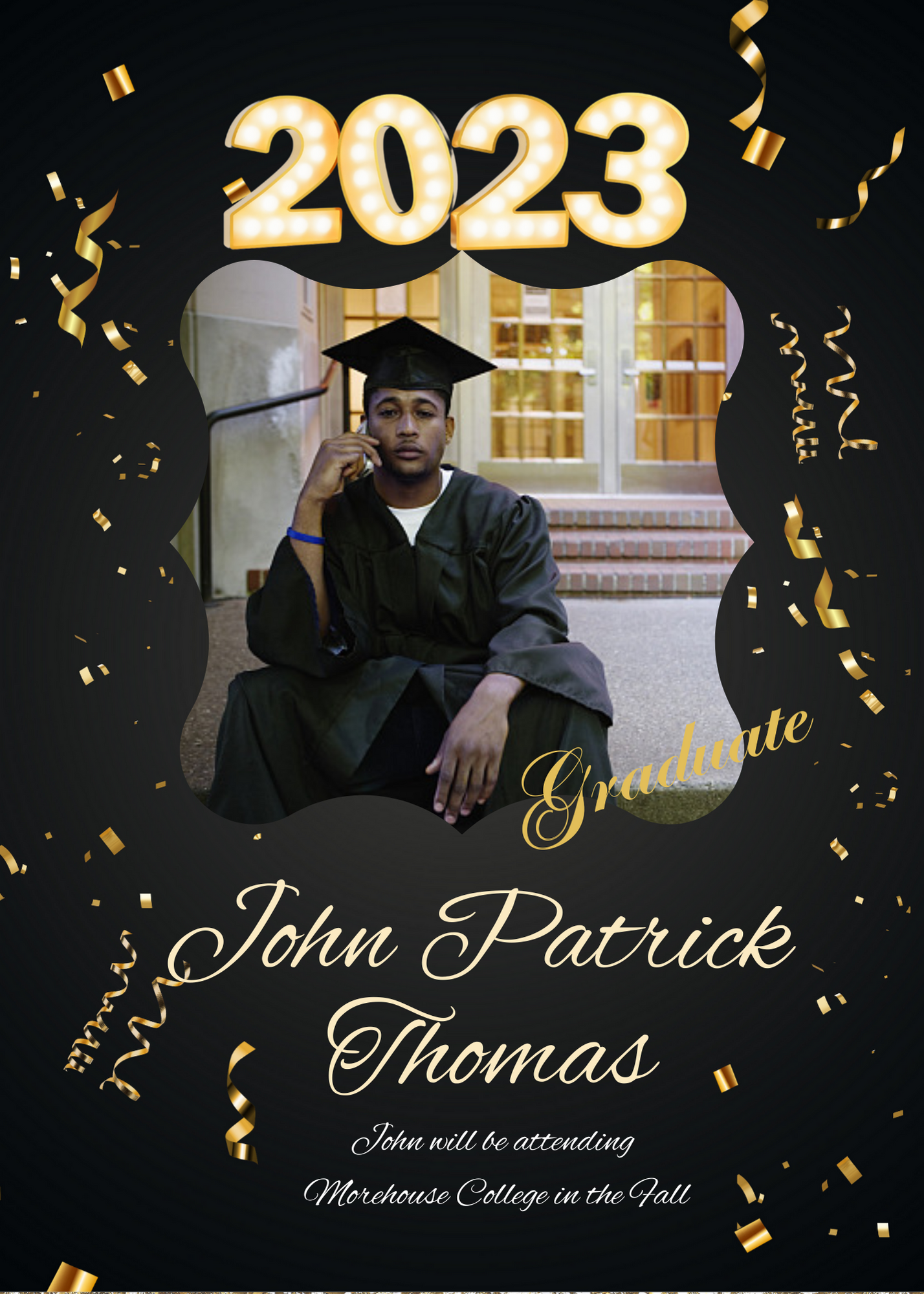 Editable Graduation Announcements