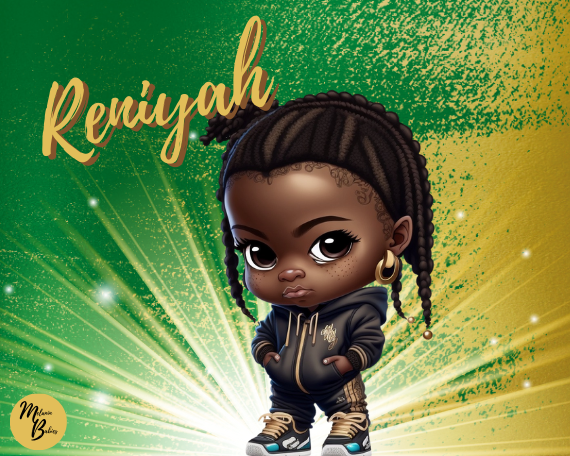 Melanin Babies Clip Art - Reniyah