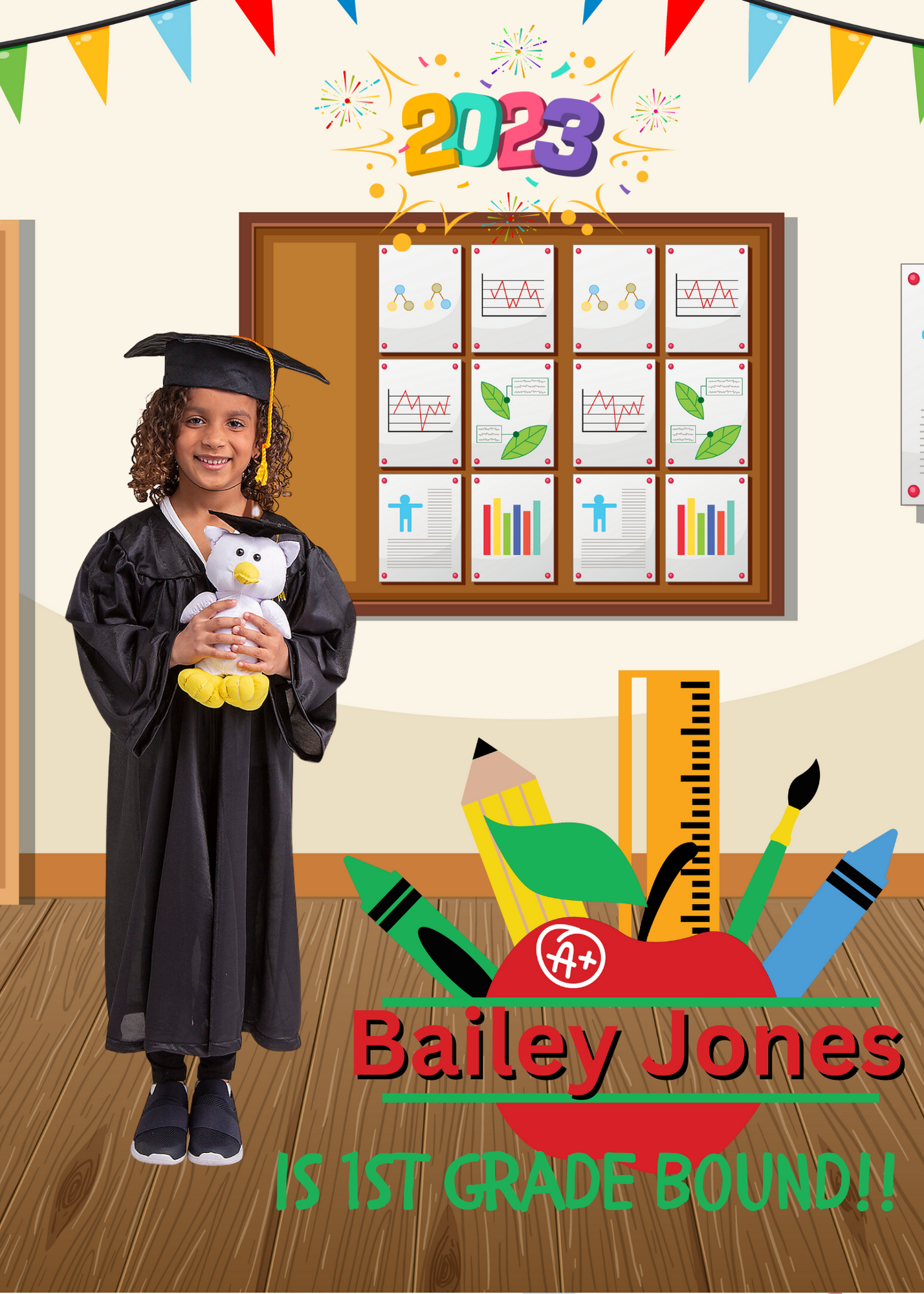 Editable Graduation Announcements - Kindergarten/Elementary