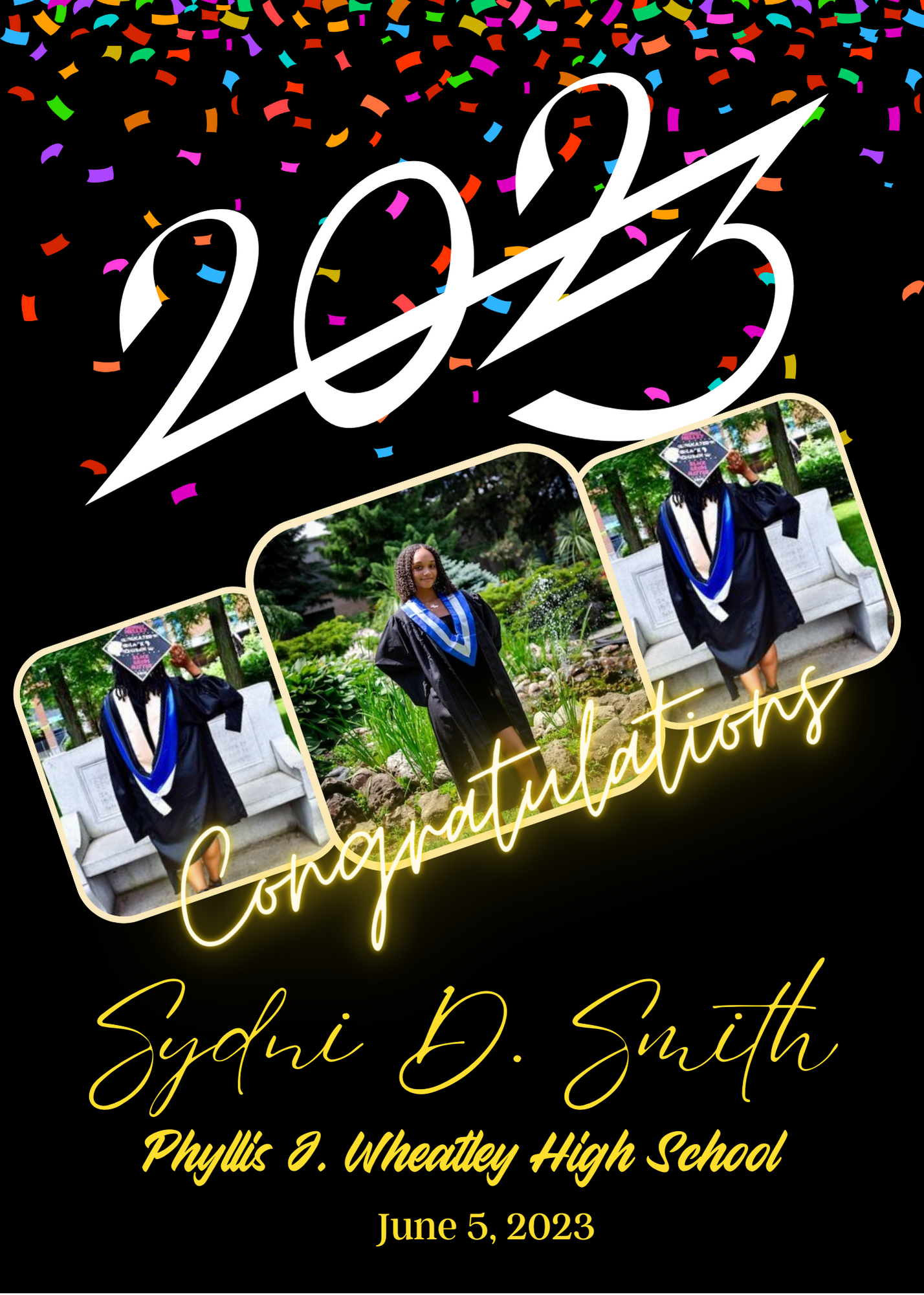 Editable Graduation Announcements