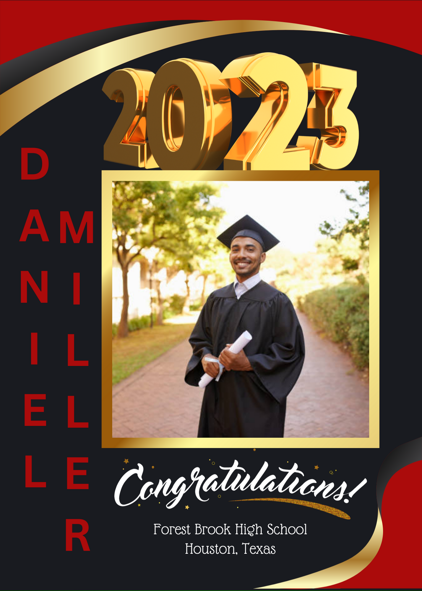 Editable Graduation Announcements