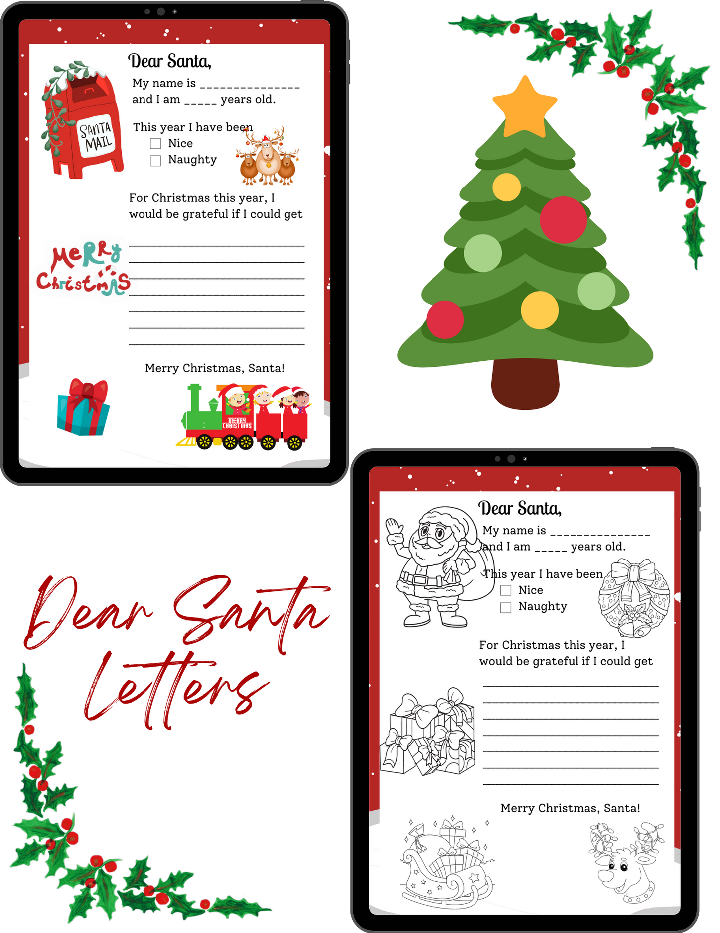 Holiday Fun Activity Pages