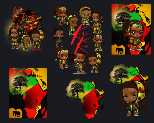 Kente Krew Clip Art Mega Bundle