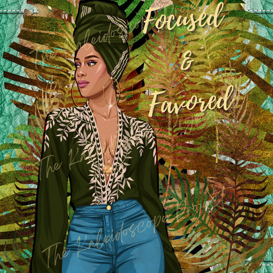 Focused and Favored - Green